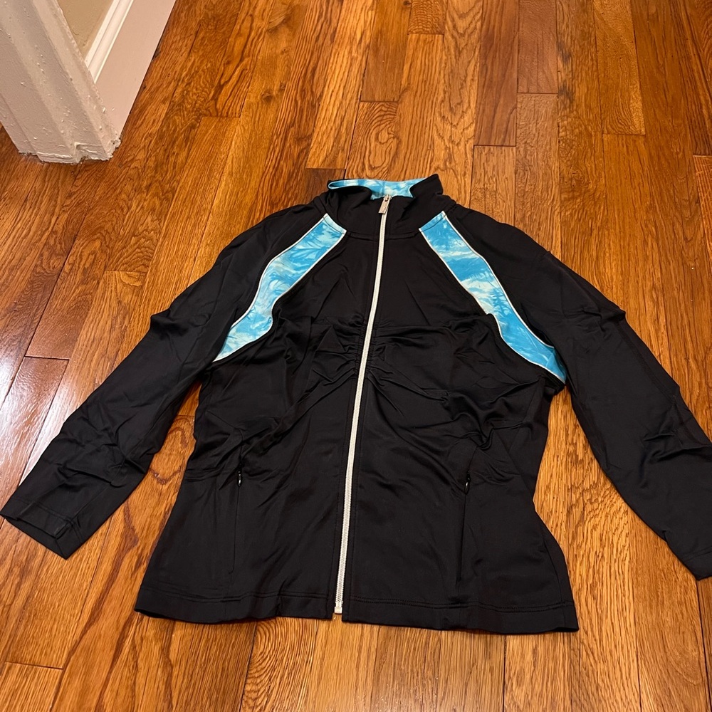 Bebe Sport Blue Tie Dye Jacket